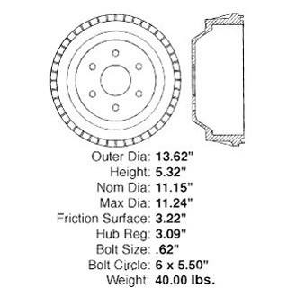 iD Select® - Rear Brake Drum