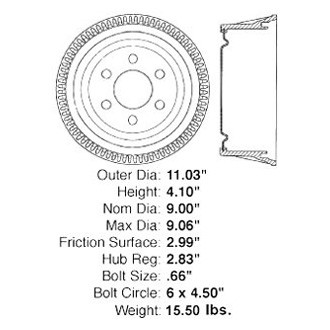 iD Select® - Rear Brake Drum