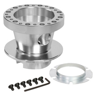 iD Select® - 6-Bolt Pattern Silver Steering Wheel Hub