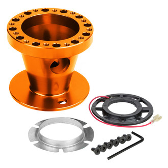 iD Select® - 6-Bolt Pattern Orange Steering Wheel Hub
