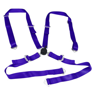 iD Select® - 4-Point Seat Belt with Camlock Adjuster, Blue
