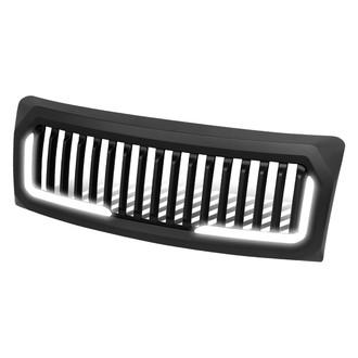 iD Select® - Vertical Fence Style Matte Black LED Grille