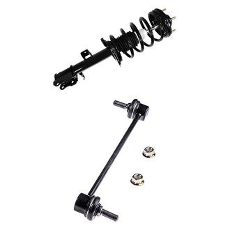 iD Select® - Front Passenger Side Complete Strut Assembly and Stabilizer Bar Link Kit