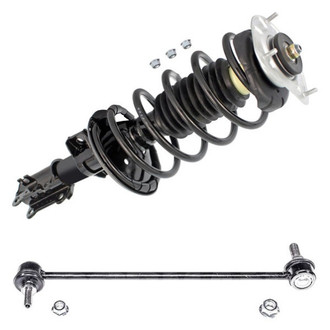 iD Select® - Front Passenger Side Complete Strut Assembly and Stabilizer Bar Link Kit