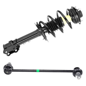 iD Select® - Front Passenger Side Complete Strut Assembly and Stabilizer Bar Link Kit