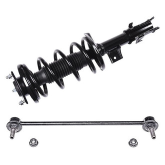 iD Select® - Front Passenger Side Complete Strut Assembly and Stabilizer Bar Link Kit