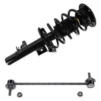iD Select® - Front Passenger Side Complete Strut Assembly and Stabilizer Bar Link Kit
