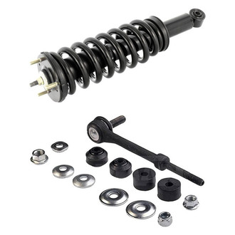 iD Select® - Front Passenger Side Complete Strut Assembly and Stabilizer Bar Link Kit
