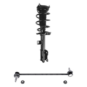 iD Select® - Front Passenger Side Complete Strut Assembly and Stabilizer Bar Link Kit