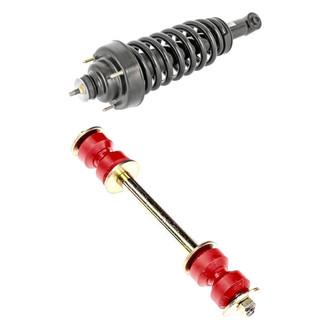iD Select® - Rear Passenger Side Complete Strut Assembly and Stabilizer Bar Link Kit