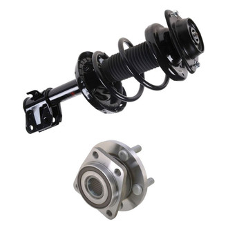 iD Select® - Front Passenger Side Complete Strut Assembly and Wheel Hub Assembly Kit