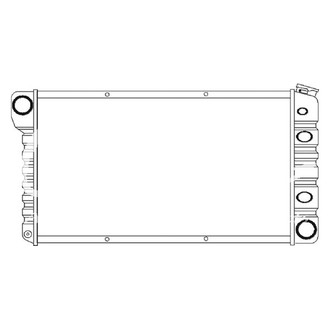 iD Select® - Crossflow Engine Coolant Radiator