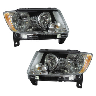 iD Select® - Driver and Passenger Side Replacement Headlight Set (CAPA Certified)