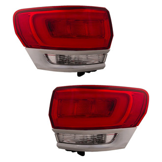 iD Select® - Driver and Passenger Side Outer Replacement Tail Lights (Standard Line)