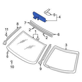 Infiniti OE - Front Interior Rear View Mirror
