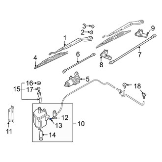 Infiniti OE - Windshield Washer Pump Grommet