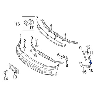 Infiniti OE - Bumper Cover Screw