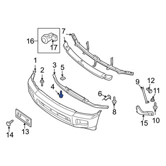 Infiniti OE - Bumper Cover Screw