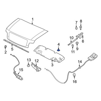 Infiniti OE - Hood Insulation Pad Clip