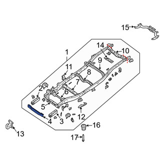 Infiniti OE - Frame Crossmember