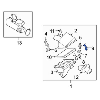 Infiniti OE - Air Filter Housing Lid Clip