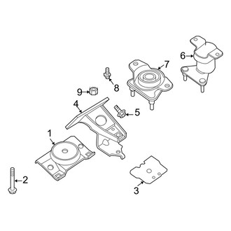 Infiniti OE - Engine & Transmission Mounting