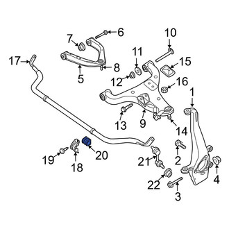 Infiniti OE - Front Suspension Stabilizer Bar Bushing