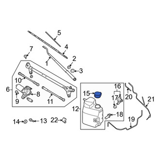Infiniti OE - Front Washer Fluid Reservoir Cap