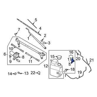 Infiniti OE - Windshield Washer Pump