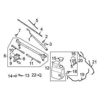 Infiniti OE - Windshield - Wiper & Washer Components