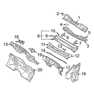 Infiniti OE - Cowl Cover Seal