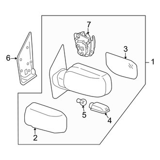 Infiniti OE - Front Door - Outside Mirrors