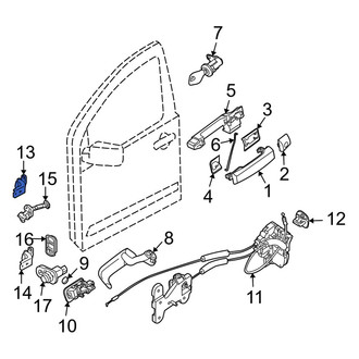 Infiniti OE - Front Upper Door Hinge