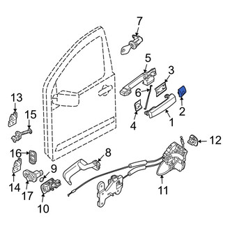 Infiniti OE - Front Left Outer Exterior Door Handle