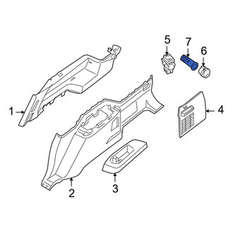 Infiniti OE - Rear 12 Volt Accessory Power Outlet Housing
