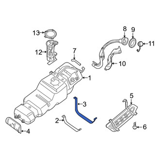 Infiniti OE - Rear Fuel Tank Strap