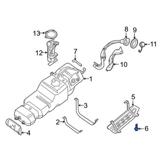 Infiniti OE - Rear Radiator Support Splash Shield Bolt