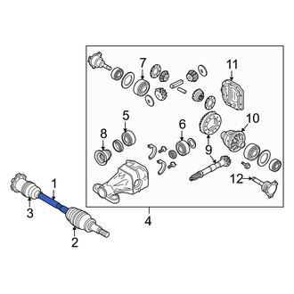 Infiniti OE - Rear Drive Axle Assembly