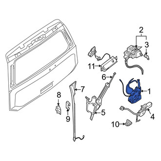 Infiniti OE - Rear Liftgate Latch
