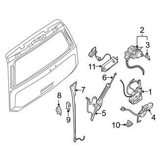 Infiniti OE - Lift Gate - Lock & Hardware