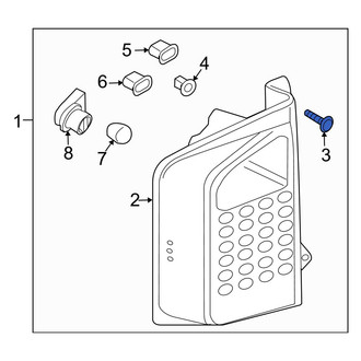 Infiniti OE - Tail Light Screw