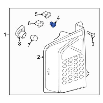 Infiniti OE - Tail Light Screw