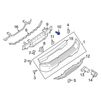 Infiniti OE - License Plate Light Panel Screw