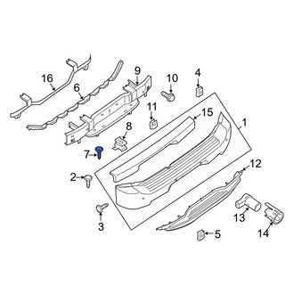 Infiniti OE - Rear Bumper Cover Retainer