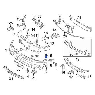 Infiniti OE - Bumper Cover Grommet