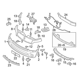 Infiniti OE - Front Bumper & Grille - Bumper & Components