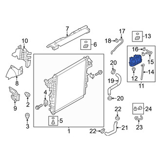 Infiniti OE - Engine Coolant Reservoir