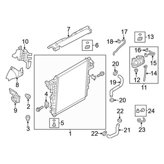 Infiniti OE - Cooling - Radiator & Components