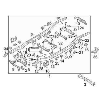 Infiniti OE - Frame & Components (Frame & Crossmembers)