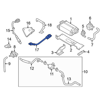 Infiniti OE - Rear Oxygen Sensor